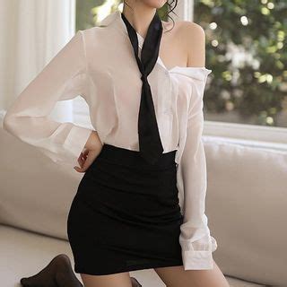 Brigid Uniform Lingerie Costume Set YesStyle