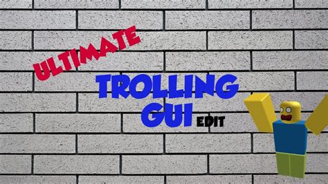 PATCHED ROBLOX UTG Ultimate Trolling GUI Tutorial YouTube