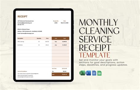 Service Receipt Templates Service Receipt Template Get Free Sample