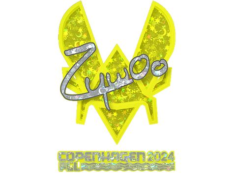 Sticker Zywoo Glitter Copenhagen Buy Sell And Trade On