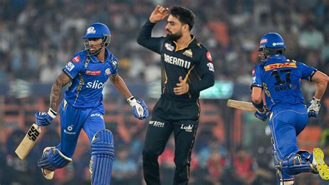 Gujarat Titans Vs Mumbai Indians Match Scorecard Analysis