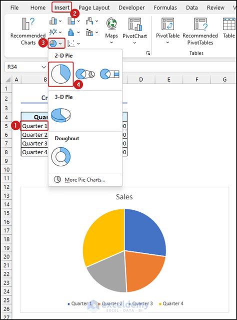 Excel Pie Chart - ExcelDemy