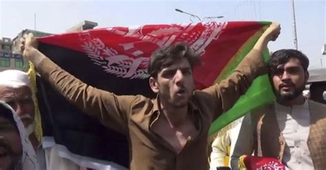 Afghan protest on Independence Day