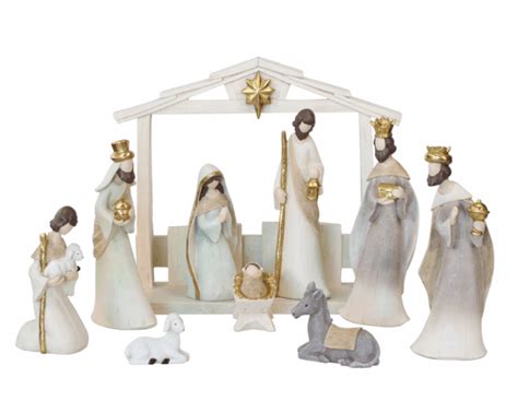 20+ Gorgeous and Modern Nativity Sets – The How To Mom