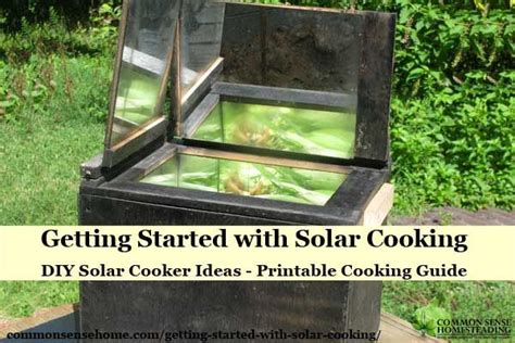 Getting Started with Solar Cooking - DIY Solar Cooker Ideas | Solar ...