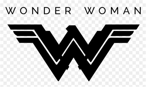 Wonder Woman Logo Black And White