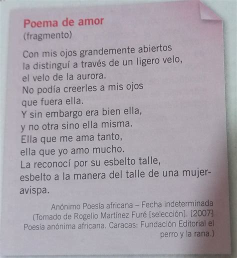 Respondo Estas Preguntas Sobre El Poema Le Do De Qu Habla El Poema