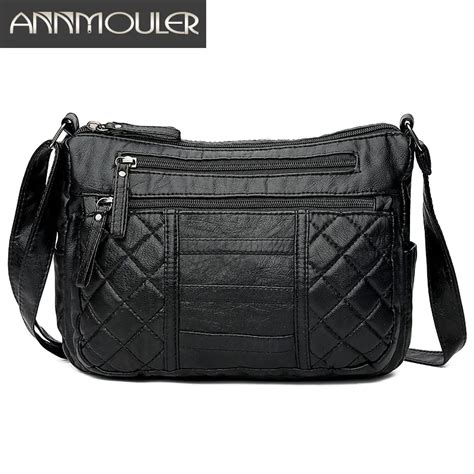 Annmouler Sac Bandouli Re En Cuir Pu Souple Pour Femmes Sacoche