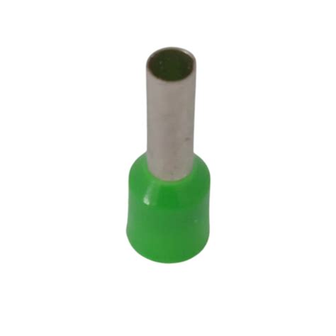 Terminal Tipo Ilh S Tubular Isolado Mm Verde P S Crimper Ct