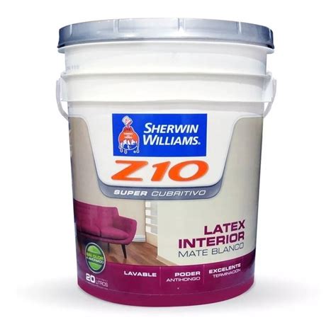 Pintura Z 10 Latex Int 20 Litros Sherwin Williams OBRAS EN SECO