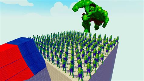 100x HULK 1x GIANT Vs 2x EVERY GOD L Totally Accurate Battle