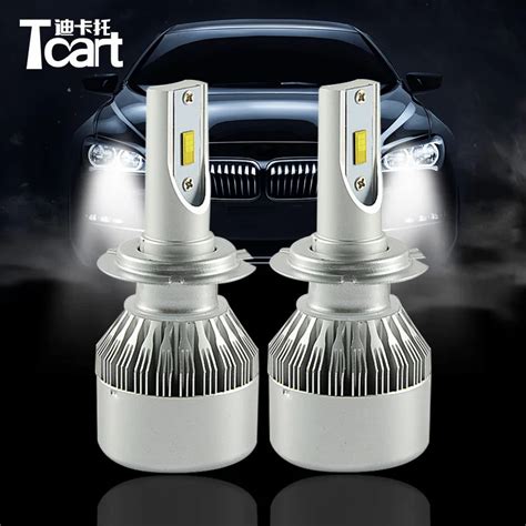 Tcart X Car Led Headlight Auto Led Head Lamps Low Beam Dipped Beam C F