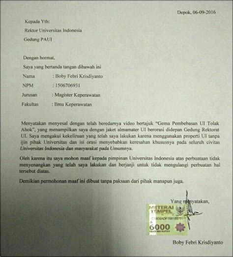 Contoh Surat Pernyataan Bersedia Tidak Menikah Selama Masa Pendidikan Surat Lamaran Kerja