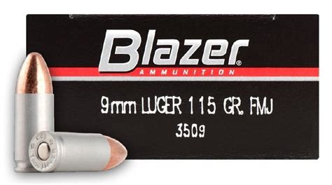 Blazer Aluminum 9mm Ammo 115grs FMJ 1000rds MARSTAR CANADA