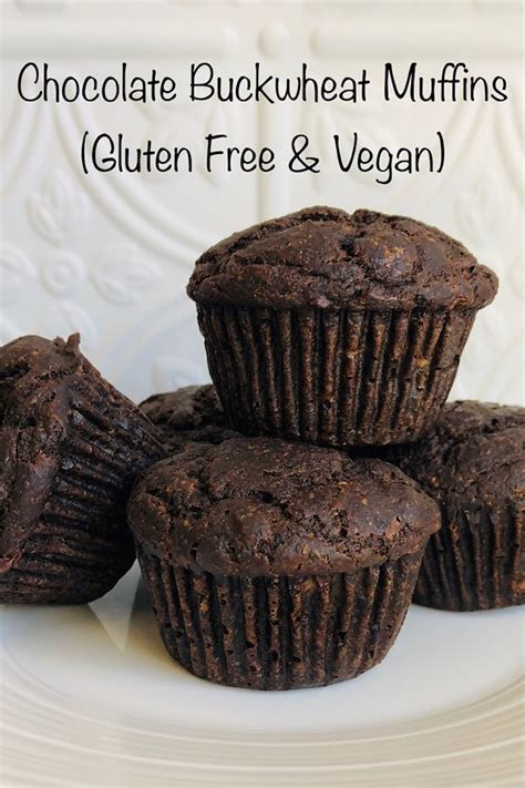 Delicious Gluten Free Vegan Chocolate Buckwheat Muffins