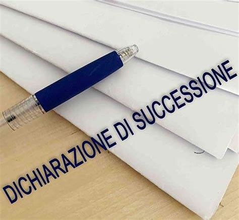 Dichiarazione Di Successione A Partire Da