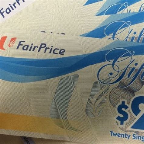 Ntuc Fairprice Vouchers Cheers Gift Entertainment Gift Cards