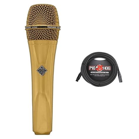 Telefunken M80 Dynamic Microphone Gold With Cable