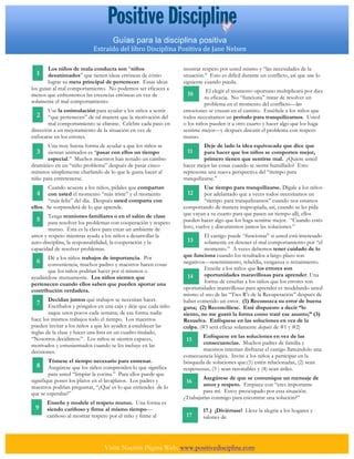 Guia Para La Disciplina Postiva Pdf