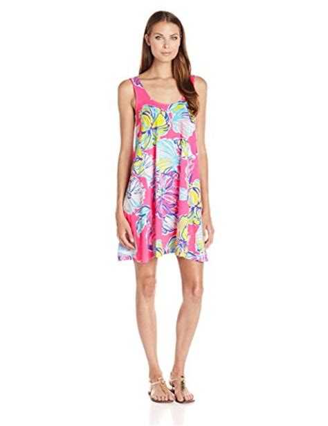 Lilly Pulitzer Womens Carmel Dress Np Kir Royal Pink Swept By The