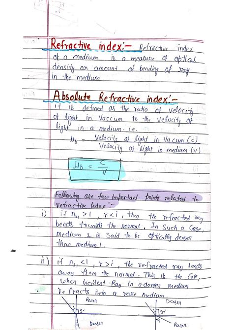 Solution Chapter 9 Ray Optics And Optical Instruments Physics Class 12