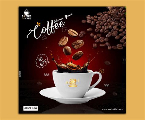 Coffee Social Media Banner Design on Behance