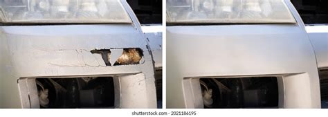 Car Dent Damage Repair Before After Stock Photo 2021186195 | Shutterstock