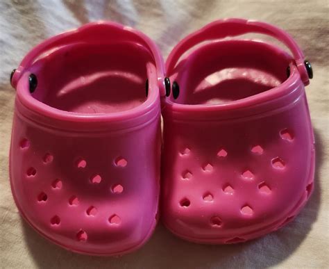 Doll Clothes 18 Shoes Clogs Polliwog Sandals Pink Fits American Girl