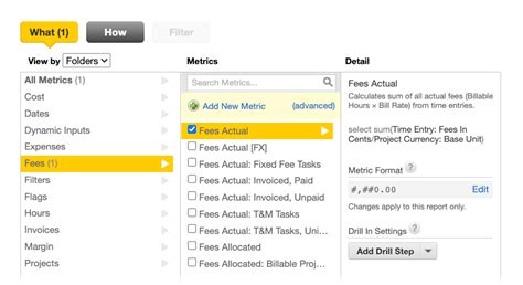 Insights Classic Getting Started With The Report Editor Kantata