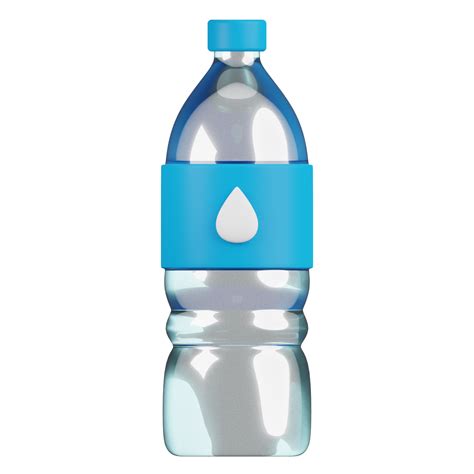 Water Bottle D Illustration Png