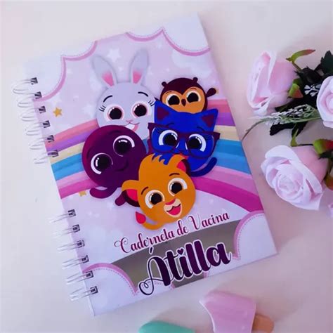 Caderneta De Vacina Saúde Tema Bolofofos Personalizada MercadoLivre