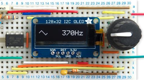 Tiny Function Generator On The Attiny Complete With Oled Hackaday