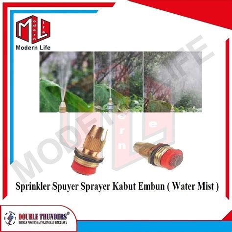 Jual Water Mist Sprinkler Spuyer Sprayer Kabut Embun Irigasi Taman 1 2