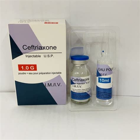 Ceftriaxone Sodium Powder For Injection G Ml Water For Injection