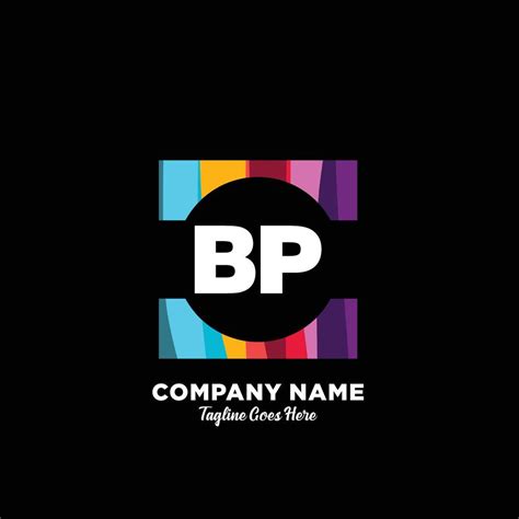 BP initial logo With Colorful template vector. 21071952 Vector Art at ...