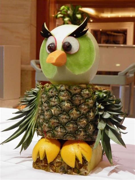 fruit  vegetable carving food carving food sculpture