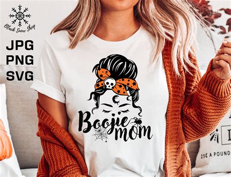 Boojie Mom Svgboujie Svgboo In Boujiehalloween Mom Etsy