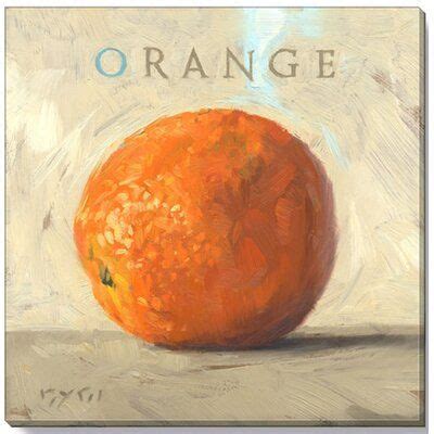 Darren Gygi Home Collection Orange Giclee By Darren Gygi Wrapped