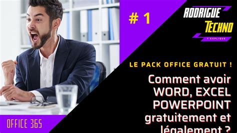 Utiliser gratuitement et légalement Word Excel et Powerpoint YouTube