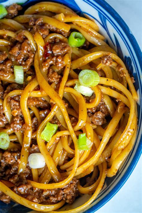 Mongolian Ground Beef Noodles Artofit