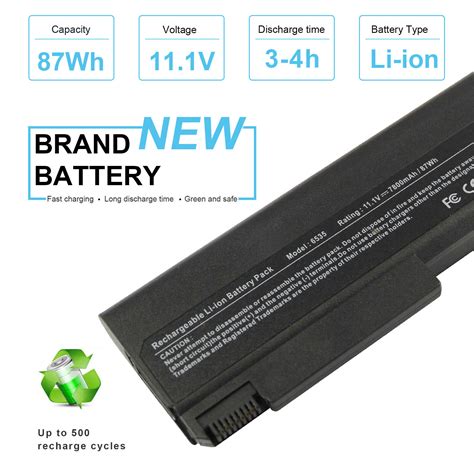 Laptop Battery For HP EliteBook 6930p 8440p 8440w 6730b 6535b 482962