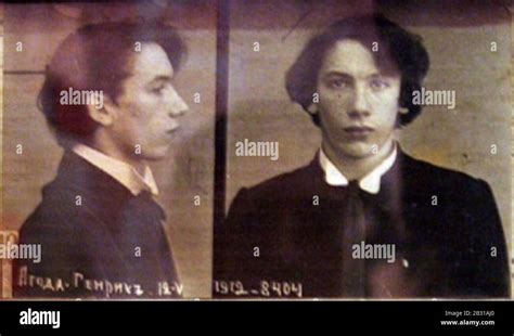 Genrikh Yagoda mugshot 1912-1 Stock Photo - Alamy