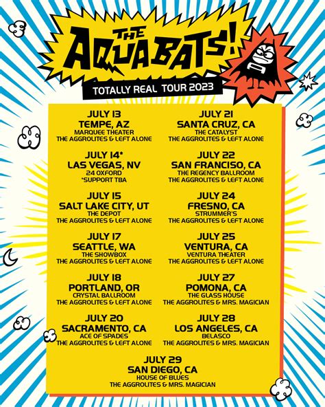 Aquabats Tour Dates 2025 Angie Griselda