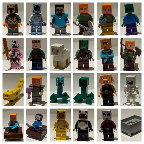 Lego Mini Figure Various Mini Figures Multi Listing Minecraft Ebay