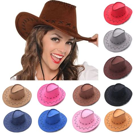 Chapeau De Cowboy De Style Occidental Pour Hommes Et Femmes En Faux