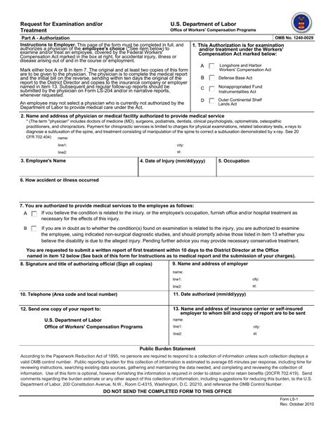 Dol Form Ls 1 Fill Out Printable PDF Forms Online