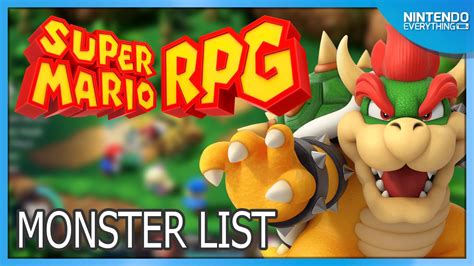 Super Mario Rpg Monster List Guide