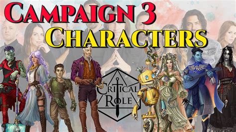 Meet The Critical Role Campaign 3 Characters! - Current Kick