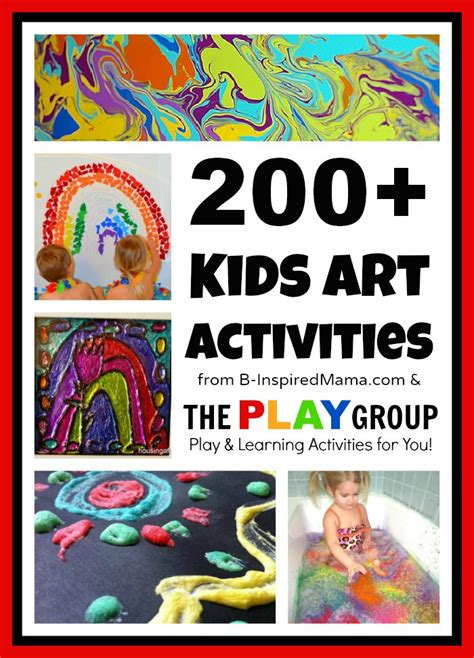 200+ Art Activities for Kids from The PLAY Group!