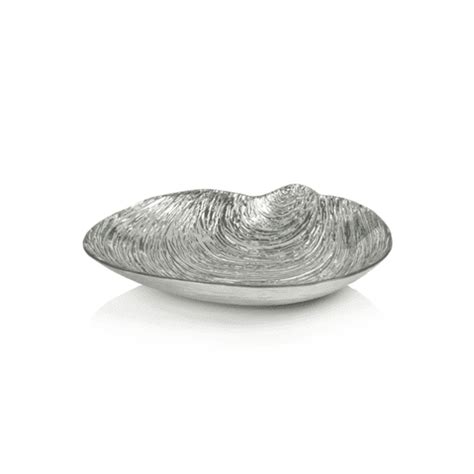 ZODAX Kauai Silver Specchio Shell Bowl Bon Vivant